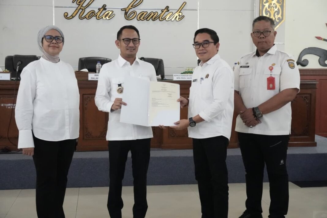 enterkal.com-Pemko dan BPN Palangka Raya Perkuat Sinergi Penataan Pertanahan