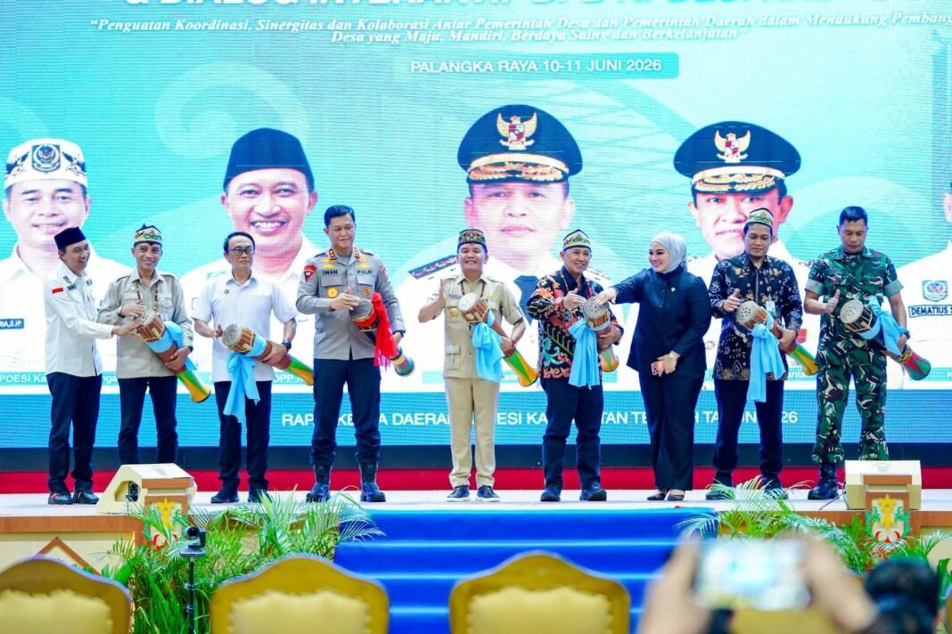 Desa Fondasi Kemajuan Daerah, Gubernur Buka Rakerda APDESI Kalteng 2026-EnterKal