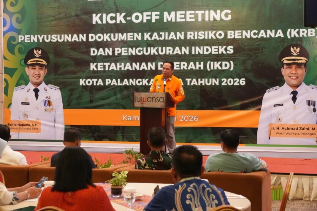 Palangka Raya Perkuat Ketahanan Daerah Lewat Kajian Risiko Bencana 2026-EnterKal
