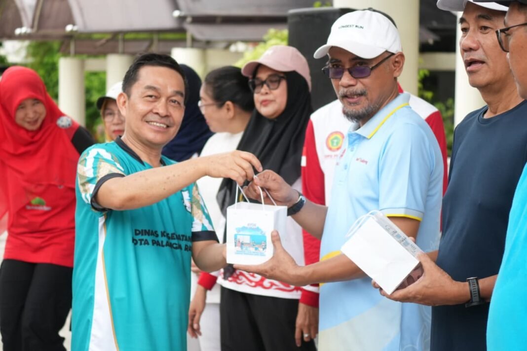 Senam Bersama dan Edukasi “Isi Piringku” Meriahkan Hari Jadi Kota Palangka Raya-EnterKal