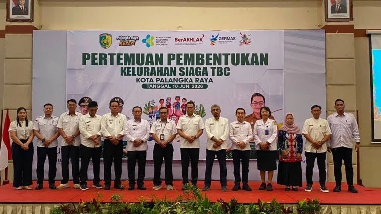 Kelurahan Siaga TBC Dibentuk, Palangka Raya Perkuat Eliminasi Tuberkulosis-EnterKal