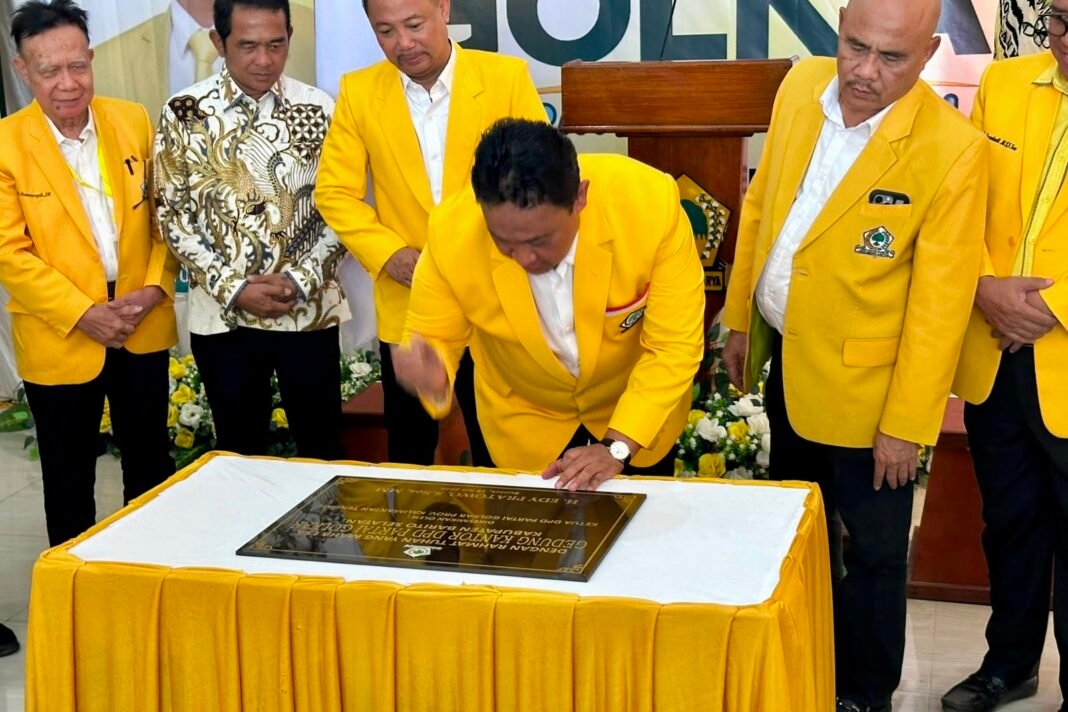 Edy Pratowo Resmikan Kantor Golkar Barito Selatan, Dorong Jadi Rumah Aspirasi-EnterKal