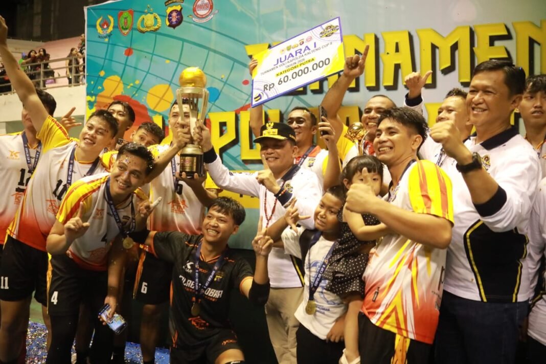 Gubernur Agustiar Sabran Tutup Kapolda Cup II 2026, Kobar Juara Putra dan Barut Juara Putri-EnterKal
