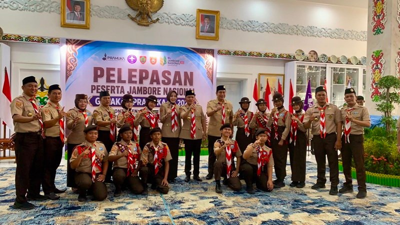 Kwarcab Pulang Pisau Kirim 38 Peserta ke Jamnas Pramuka XII 2026-EnterKal