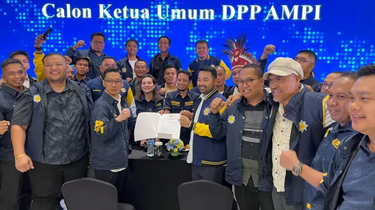 Zigo Rolanda Kembalikan Formulir Ketum AMPI dengan Dukungan 26 DPD